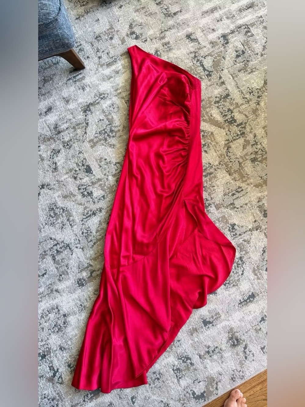 Jessica McClintock One-Shoulder Dress Vintage